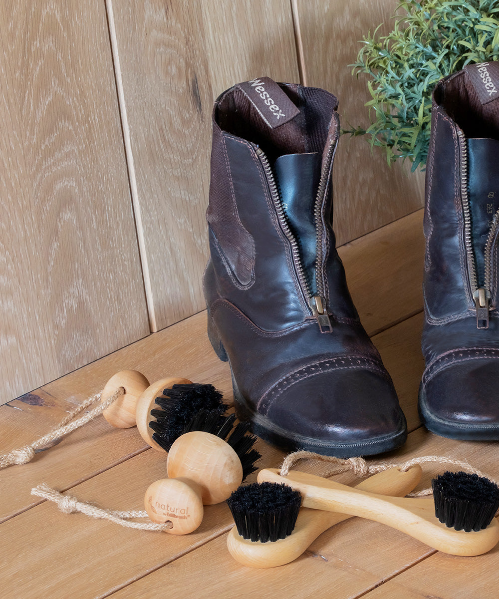 Natural by Hillbrush Shoe Polish & Shine Brush - Soft